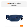 Casual Multi-functional Waist Bag; Adjustable Durable Large Capacity Messenger Bag For Outdoor Sports Running Walking