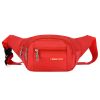 Casual Multi-functional Waist Bag; Adjustable Durable Large Capacity Messenger Bag For Outdoor Sports Running Walking